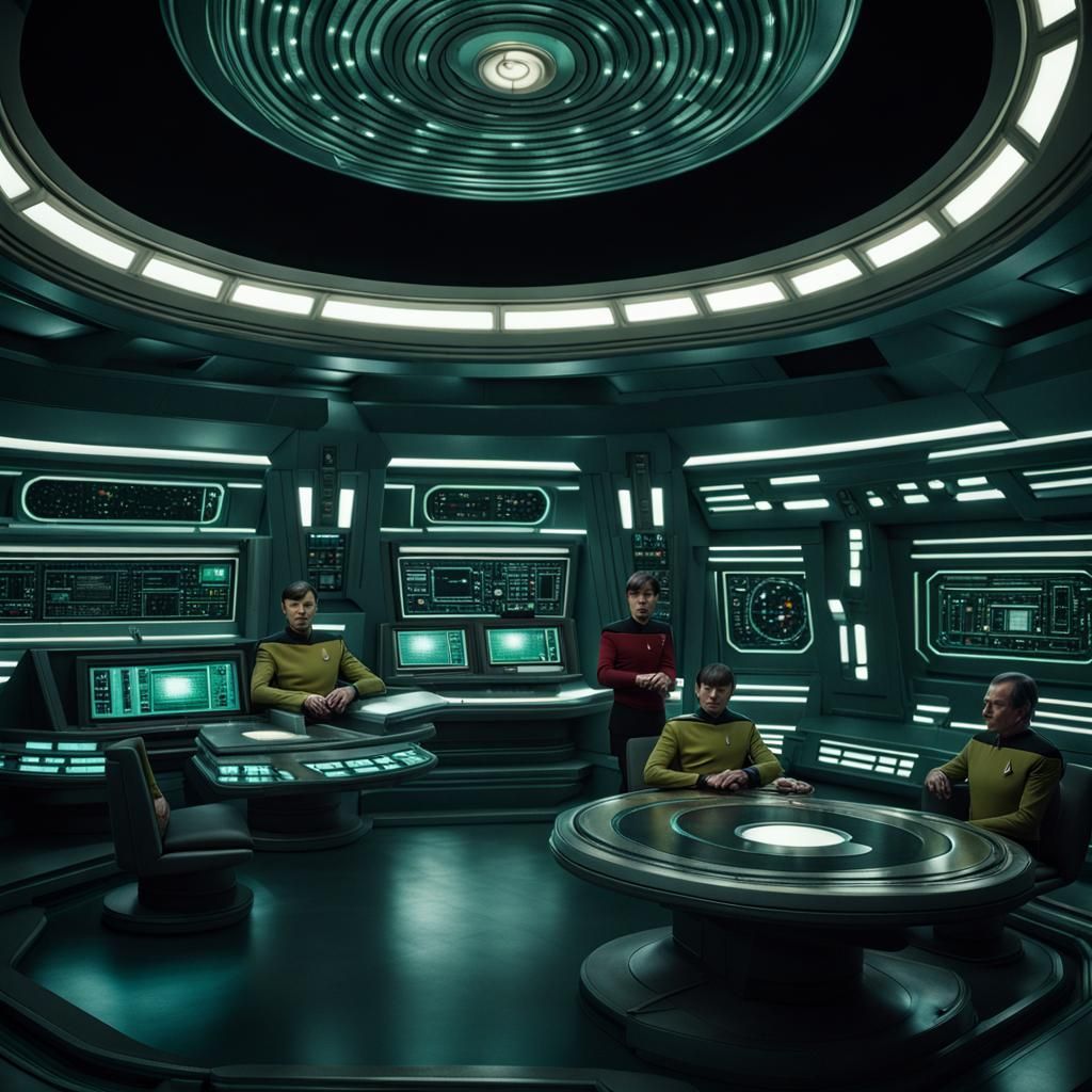 Ethereal Romulan Landscape in Hyperrealistic Style