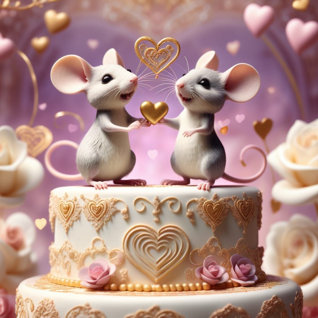 Sweet Mouse Wedding Waltz: Fantasy Concept Art