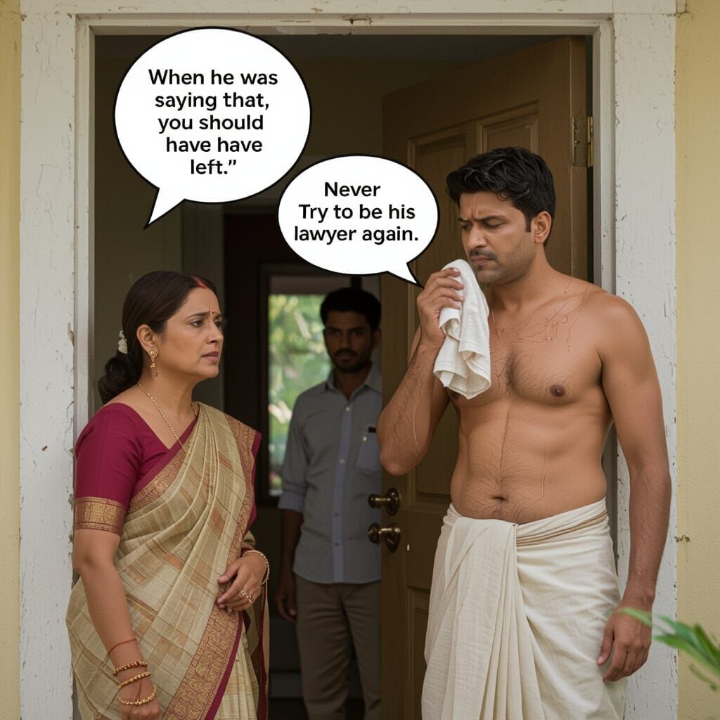 Dramatic Realism Scene: Gayatri Ji's Worried Reaction