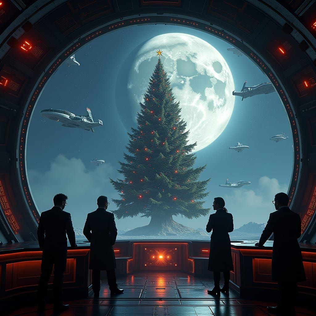 Epic Cinematic Christmas in Space