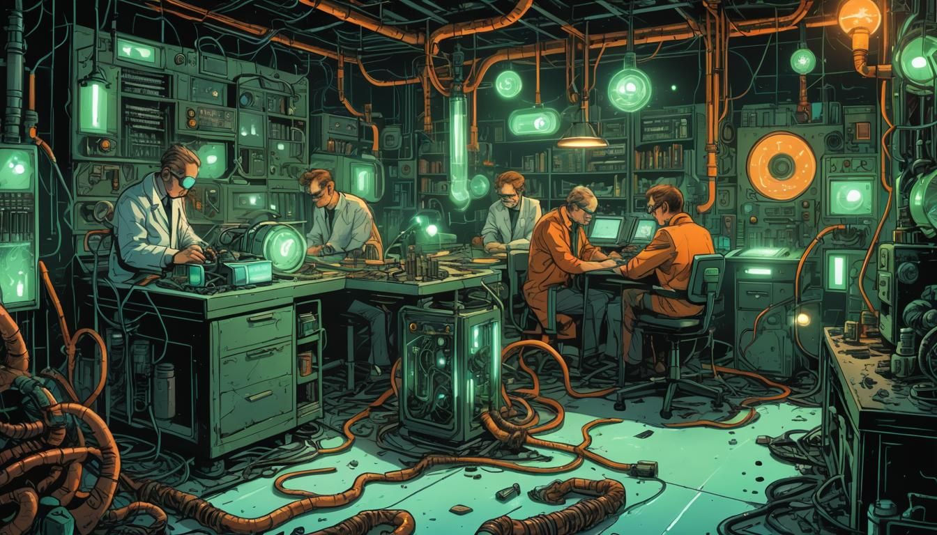 Eerie Abandoned Lab Transforms into Wormhole Horizon