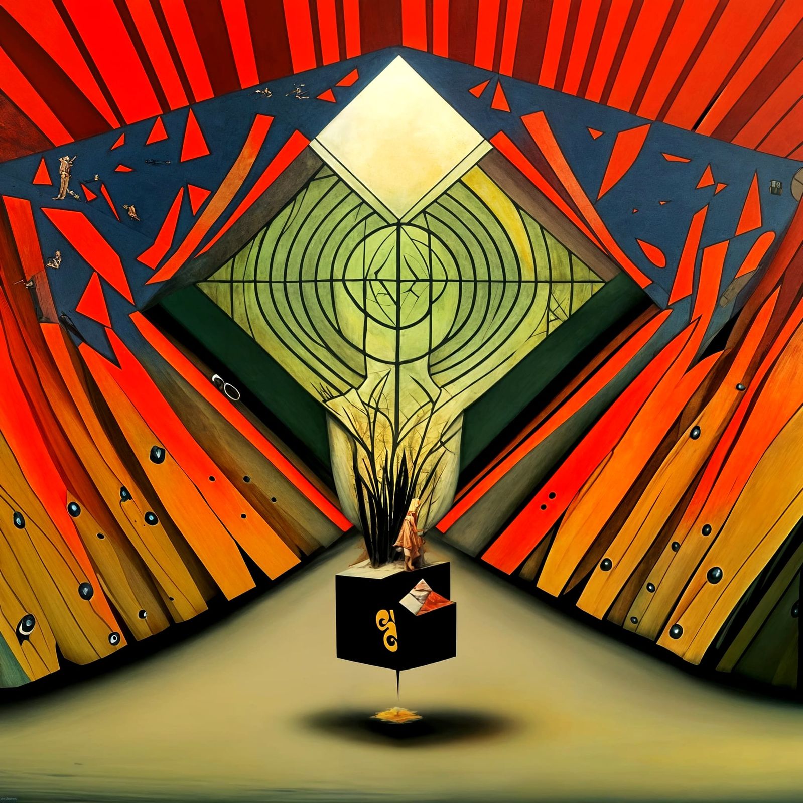 Abstract Opera Dreamscape in Magical Realism