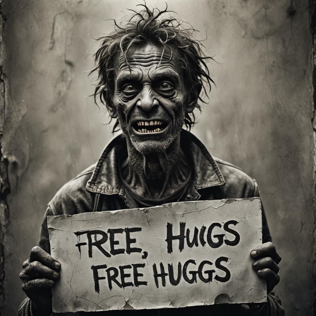 Cyberpunk-Style Portrait of a Gentle Monster