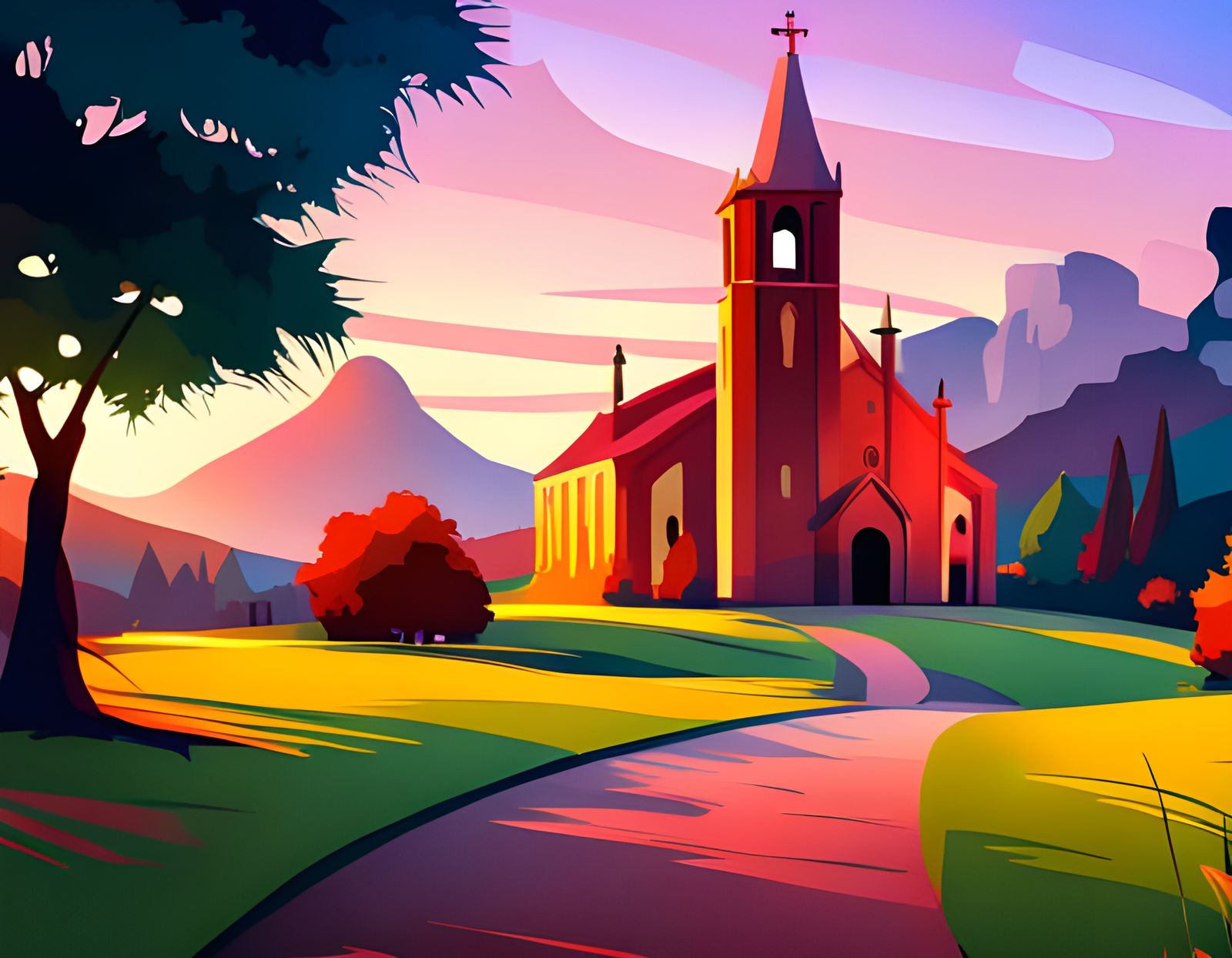Church Sunday Morning