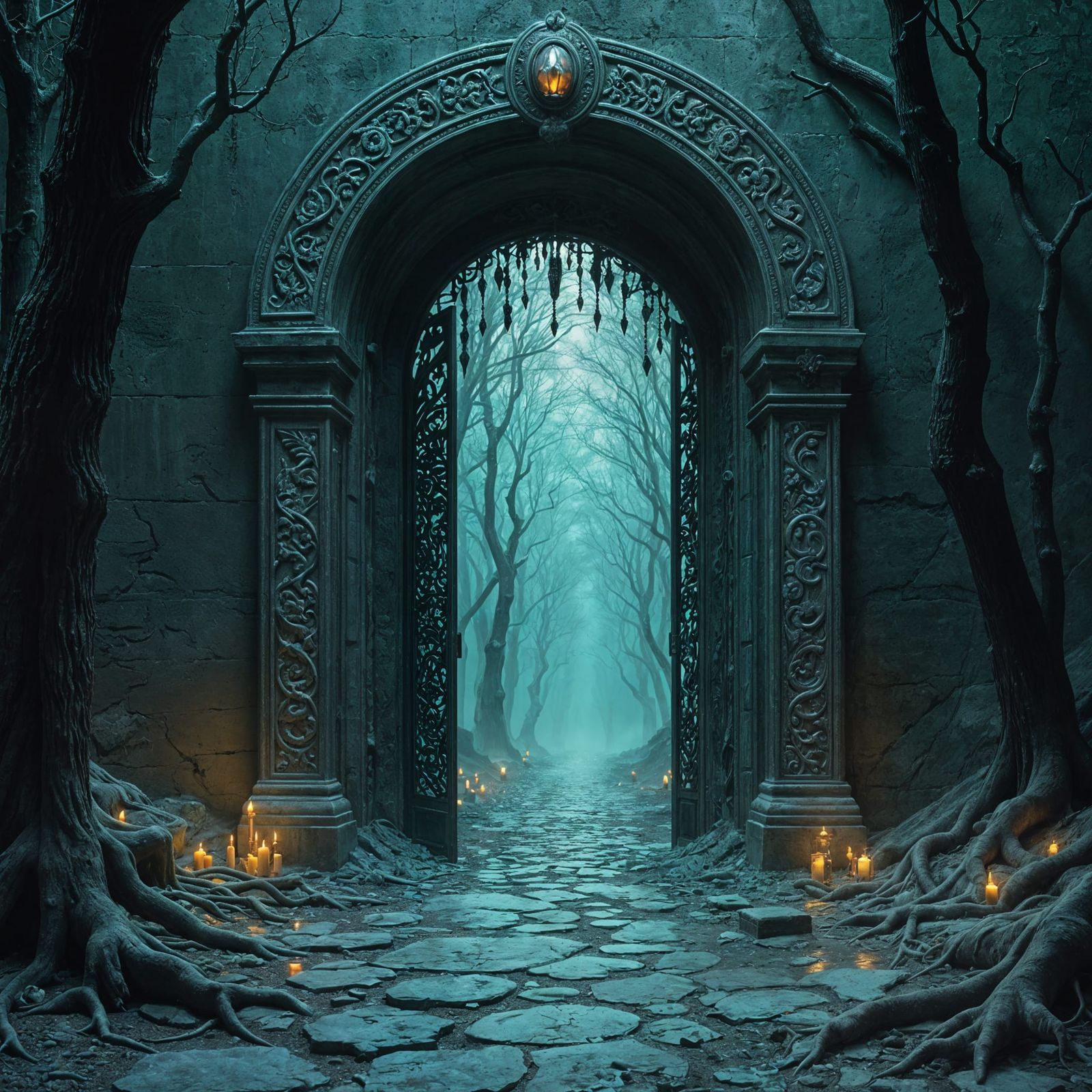 Mysterious Doorway to a Dark Under-Realm