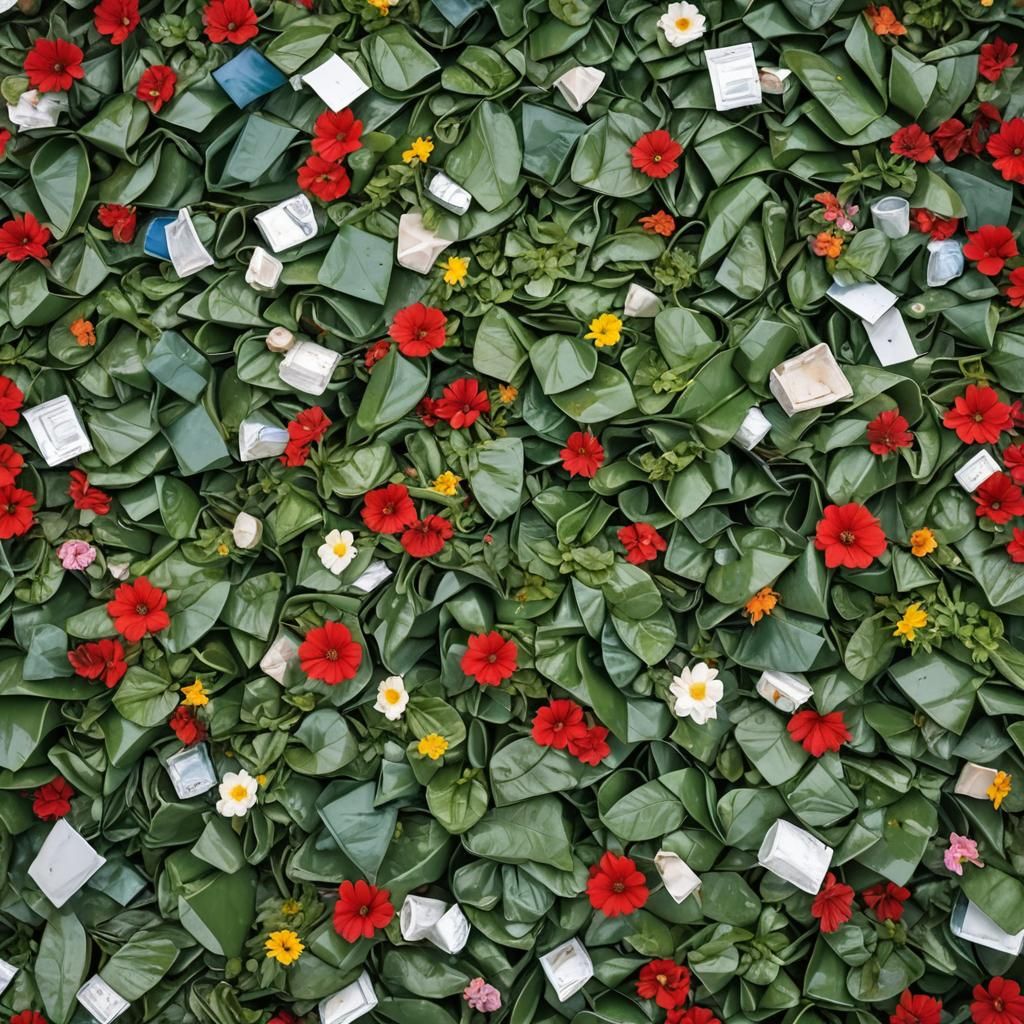 Resilient Beauty Blooms Amidst Urban Decay