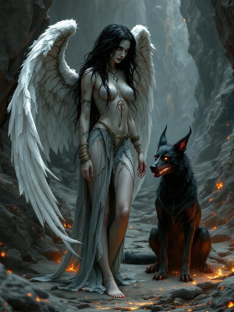 Fallon angel perfect face, slender body, long beautiful wave...