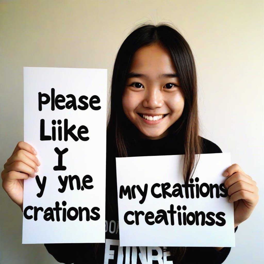 Digital Graffiti of a Bright Smile