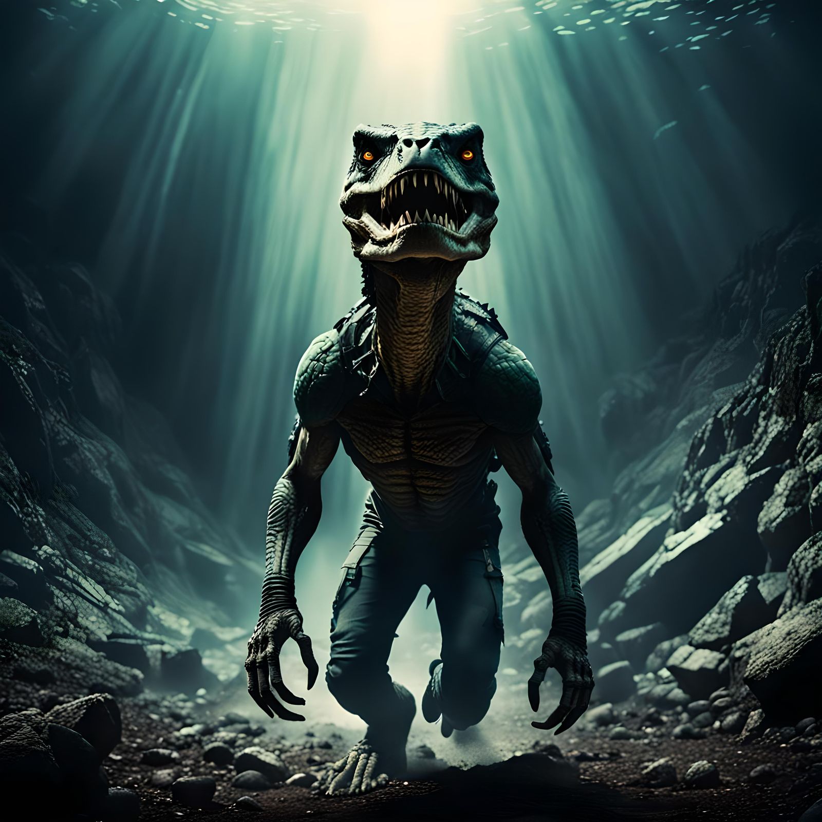 Supernatural Entity Emerges from Earth's Depths in Cinematic...