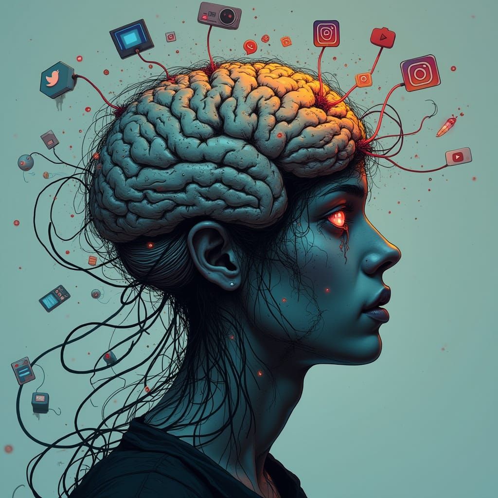 Decaying Mind in a Digital Haze