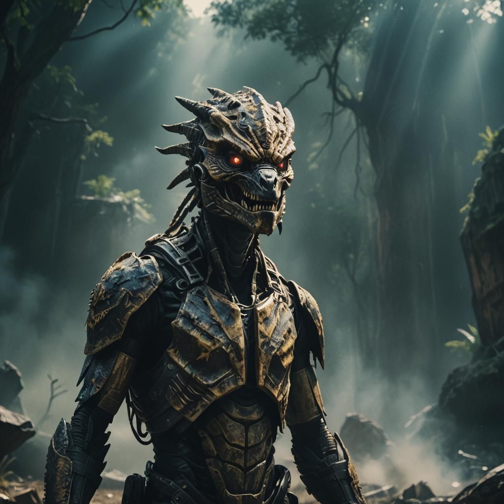 Epic Cinematic Portrait of a Majestic God in Dramatic Lighti...