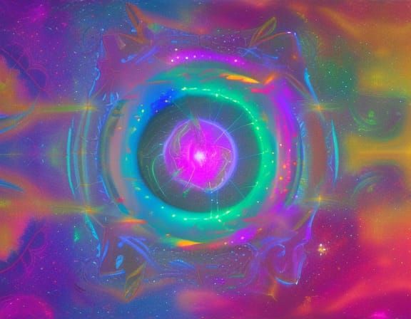 zephyr 8k resolution holographic astral cosmic illustration mixed media