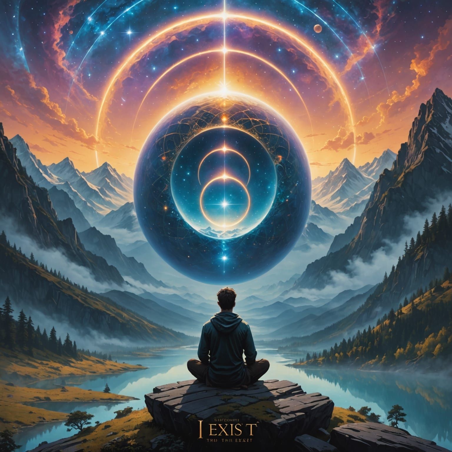 Serenity of Existence in Ethereal Landscape