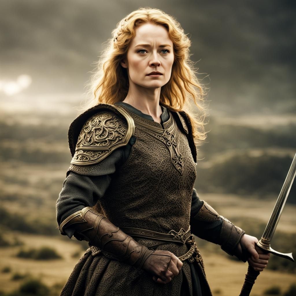 Eowyn in Stunning Cinematic Portrait
