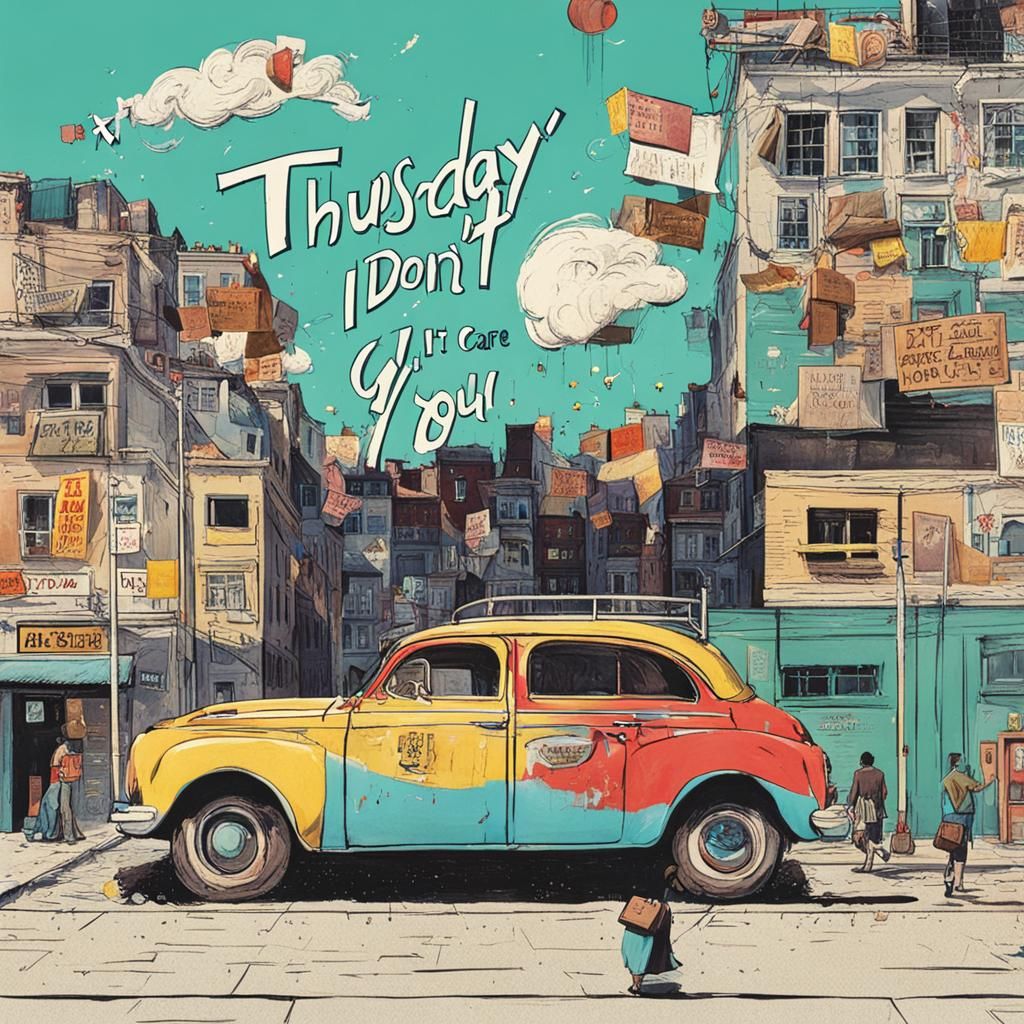 Mysterious Cityscape at Night