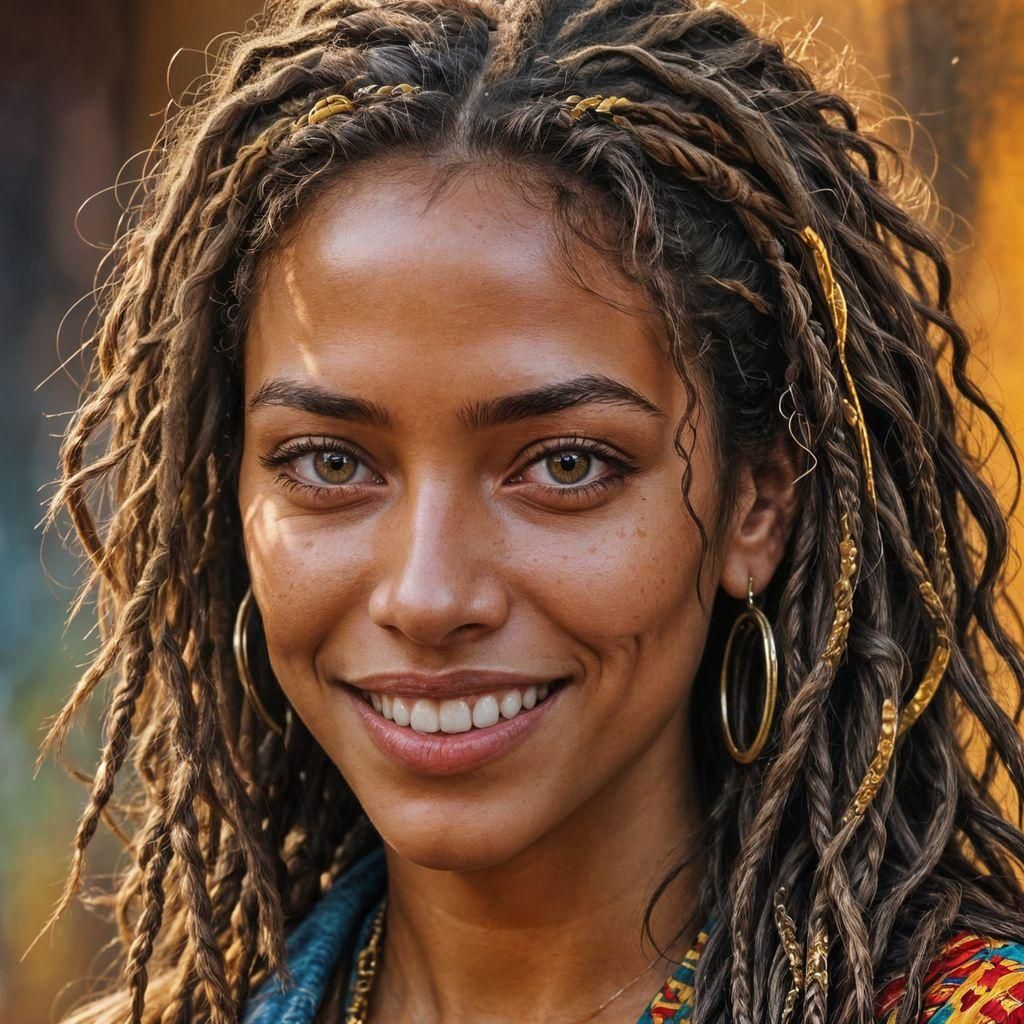 Ethereal Beauty Captured in Photorealistic Portrait