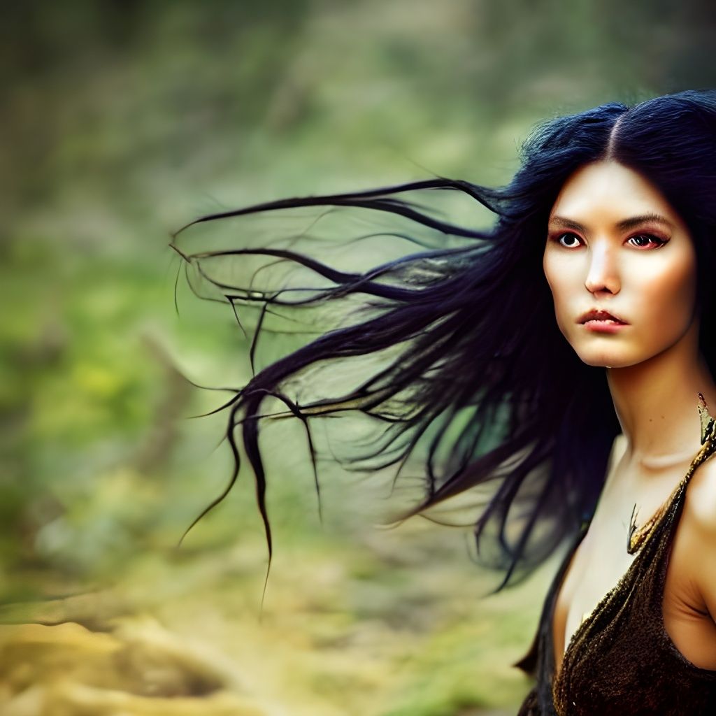 Ethereal Goddess Goddess of the Golden Hour