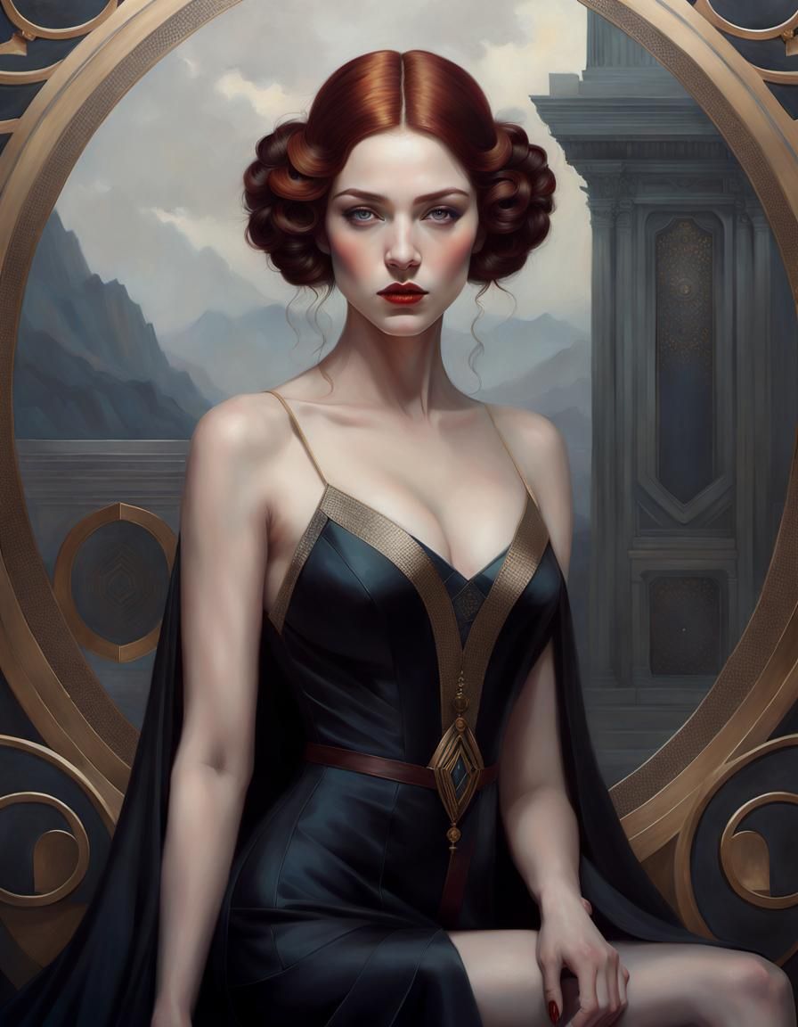 Ethereal Beauty in Minimalist Chic Artwork