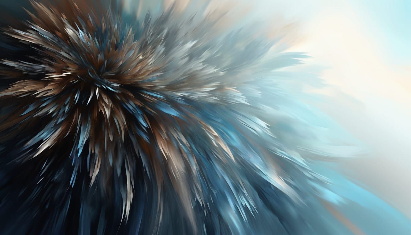 Surreal Fur Utopia in Vibrant Expressionist Aesthetic