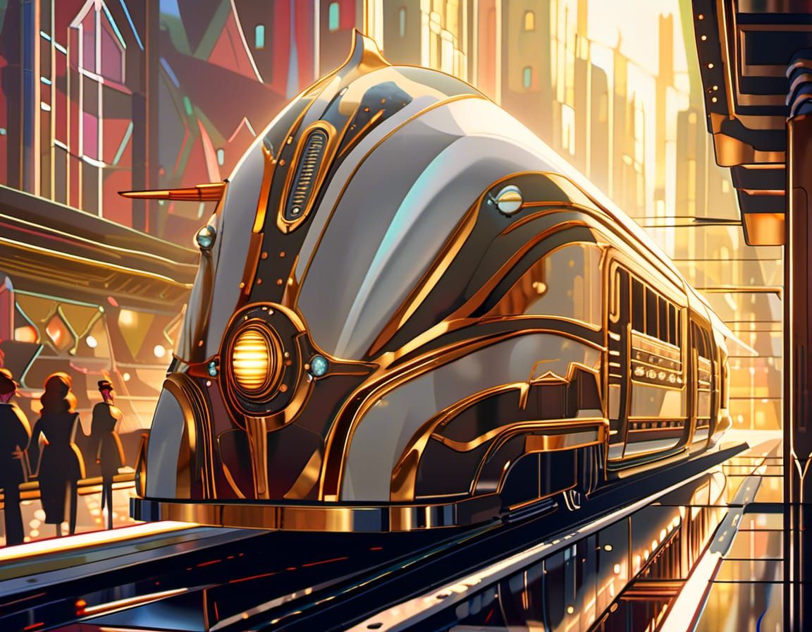 Art Deco Train