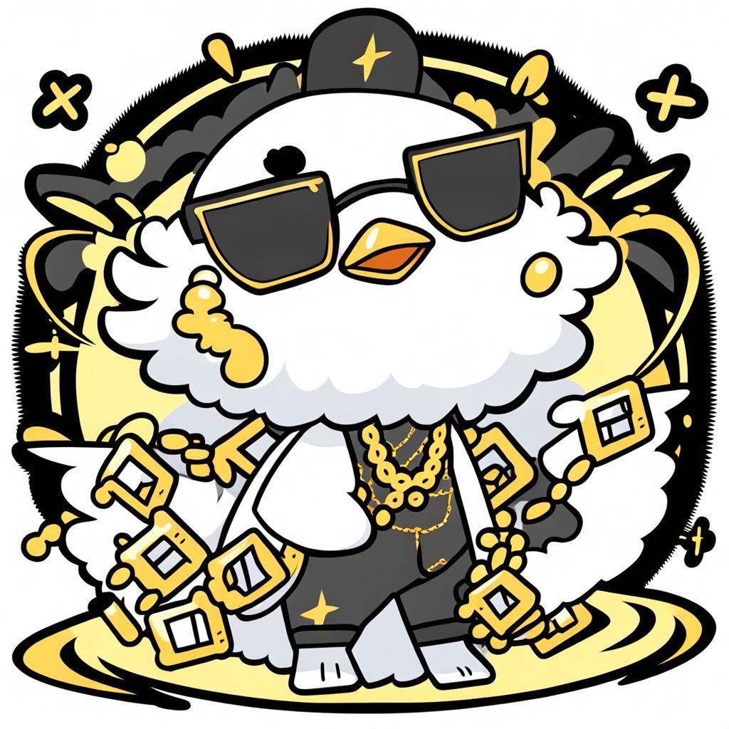 Cool Cartoon Duck in Shades