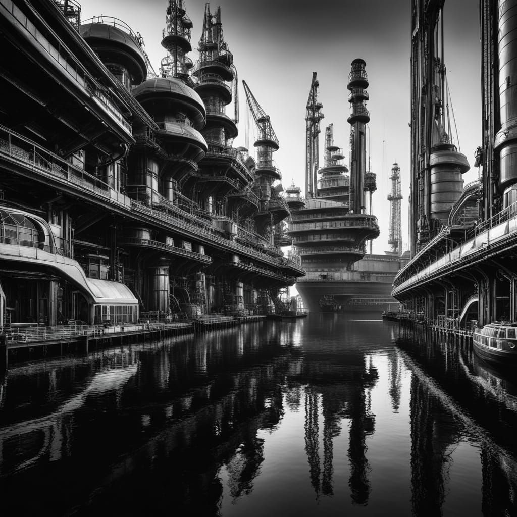 G-III industrial port at the edge of the UgXV galaxy