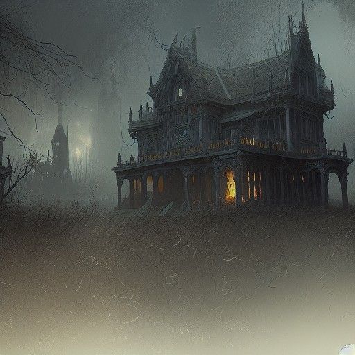 Eerie Haunted Labyrinth Revealed in Dark Gothic Style