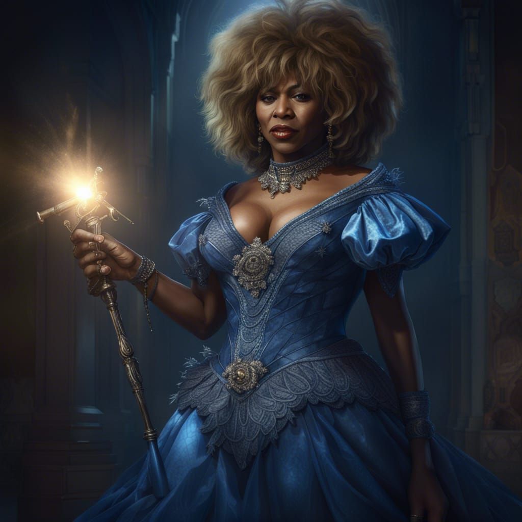 Cyberpunk Victorian Queen in Dark Fantasy Art