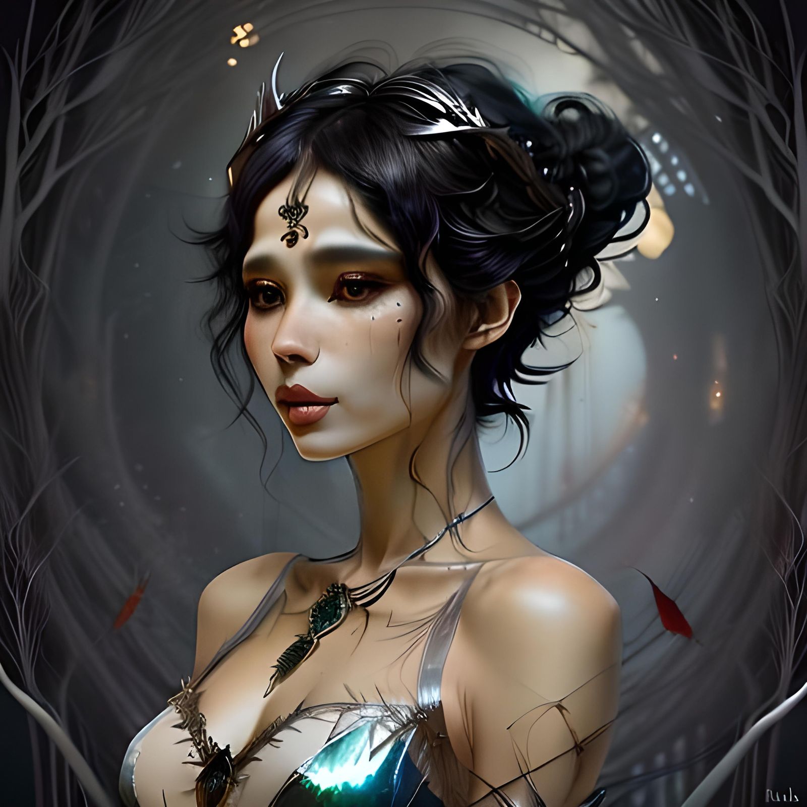 Ethereal Beauty in Majestic Royal Halls