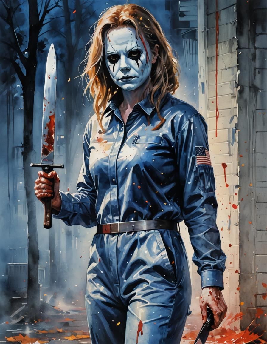 michael myers as a girl