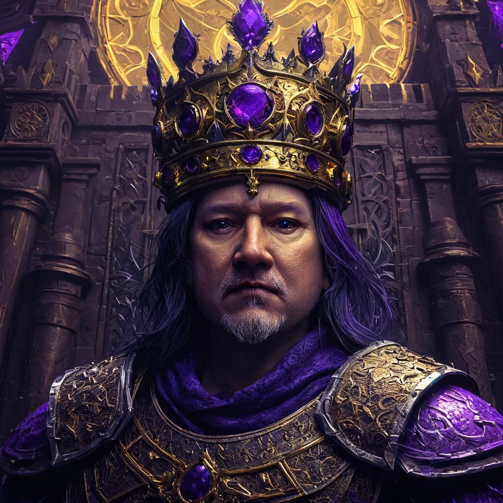 Ethereal Royal Majesty in Dark Fantasy