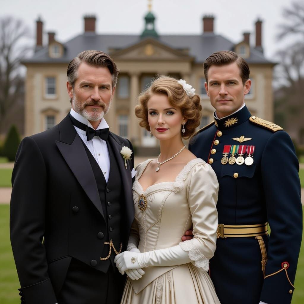 Edwardian Aristocrats and Star Fleet Officer