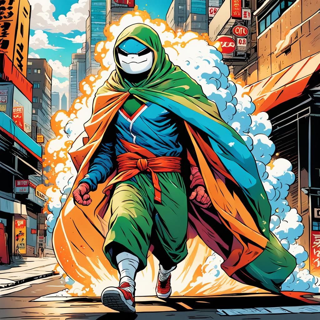 Sentai Heroes Wrapped in Burritos Unite Tokyo City Streets