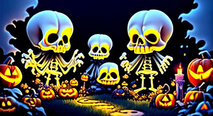 Spooky Halloween Scene