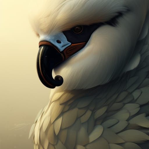 Surreal Arctic Dodo in Dynamic Lighting