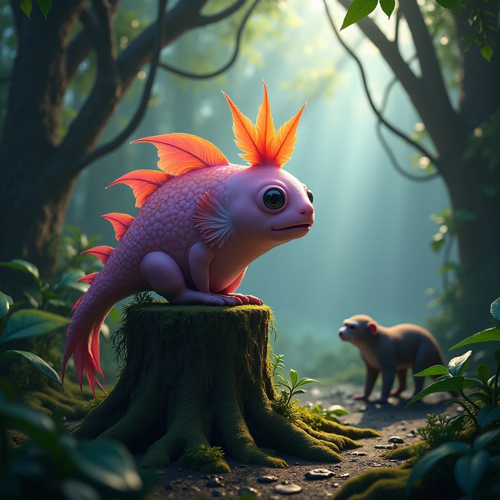 Vibrant Jungle Hybrid with Irresistible Mystery