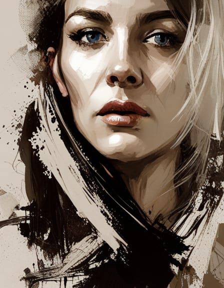 Elegant Lady in Soft Light: A Dreamlike Portrait