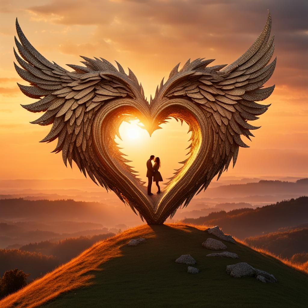 Love is the timeless echo that resonates when two hearts beat as one.