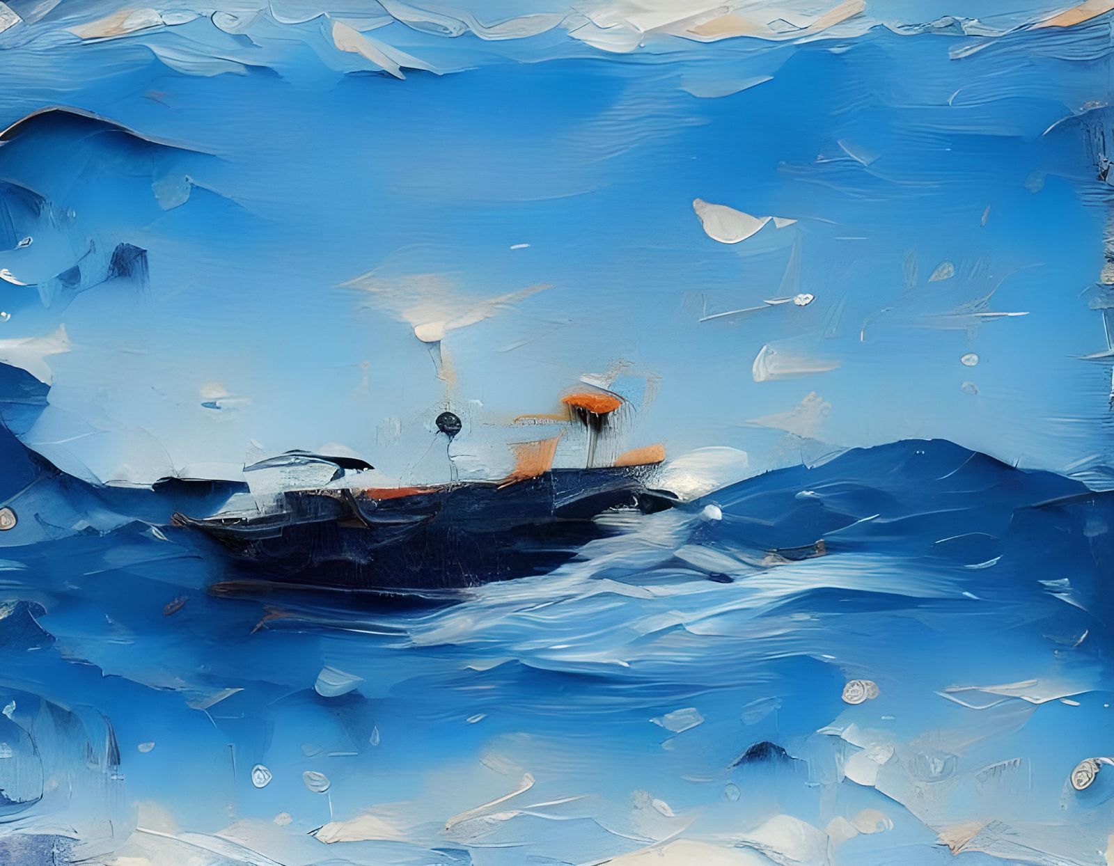 Greek island landscape