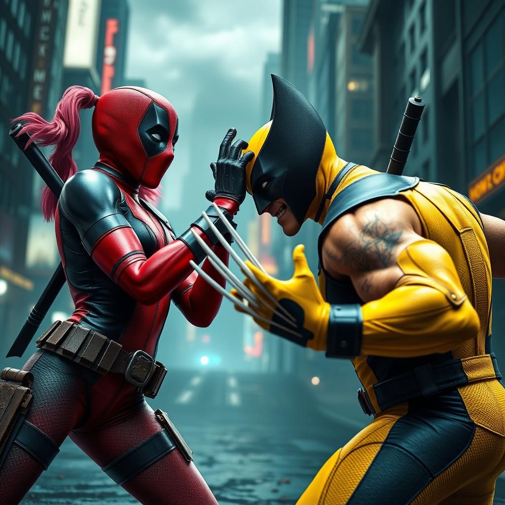 Ladypool Versus Wolverine