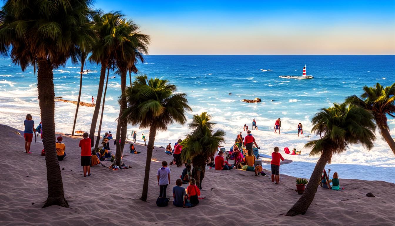 Idyllic Beach Getaway Scene