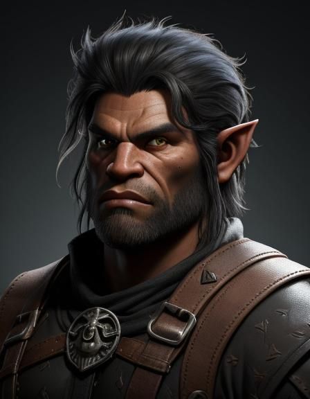 Thorn the Half-Orc Barbarian v3