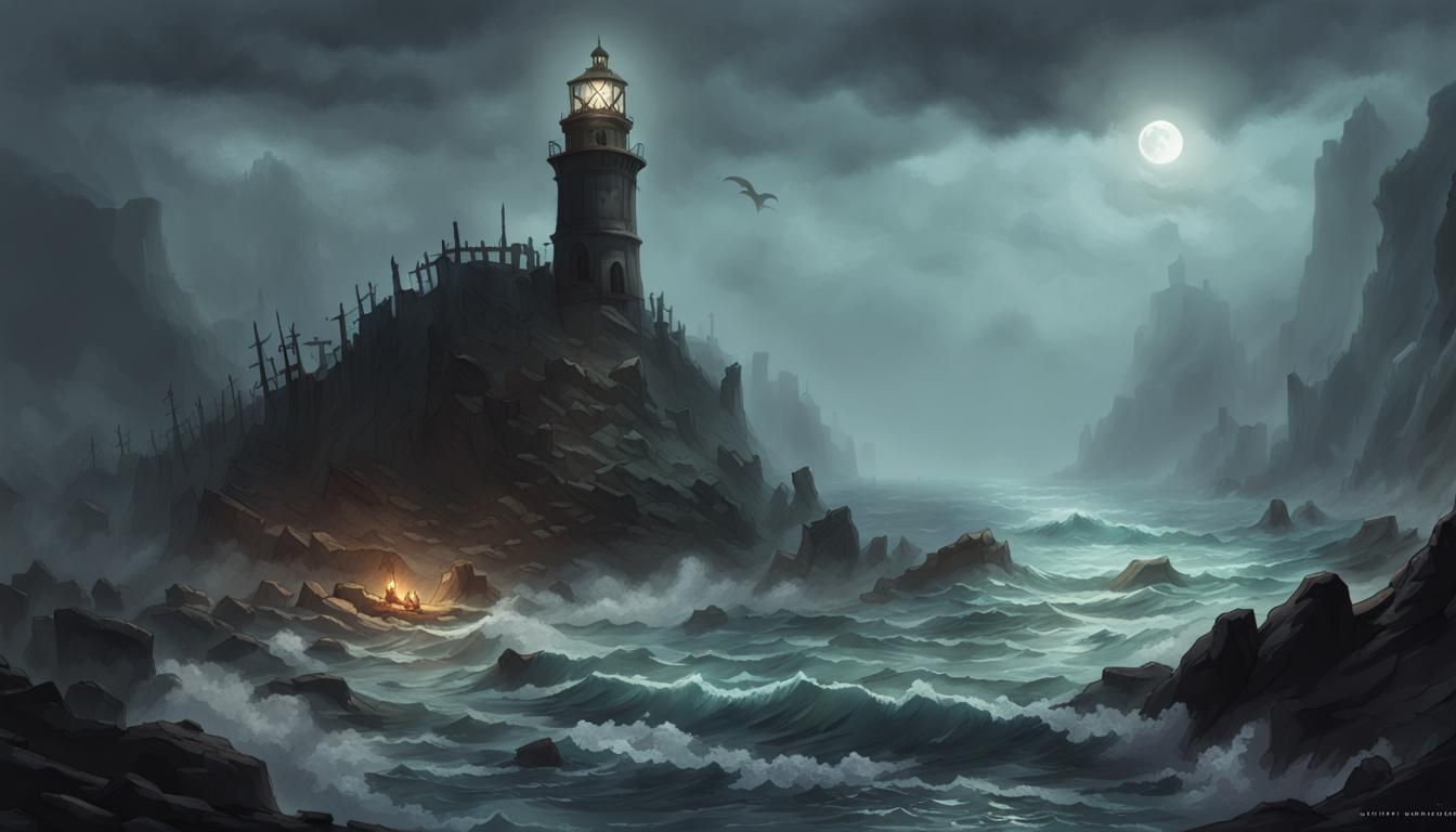 Ethereal Coastline in Mystical Shorescape