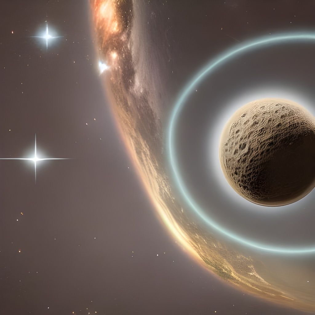 Surreal Celestial Landscape in Photorealistic 8K Detail