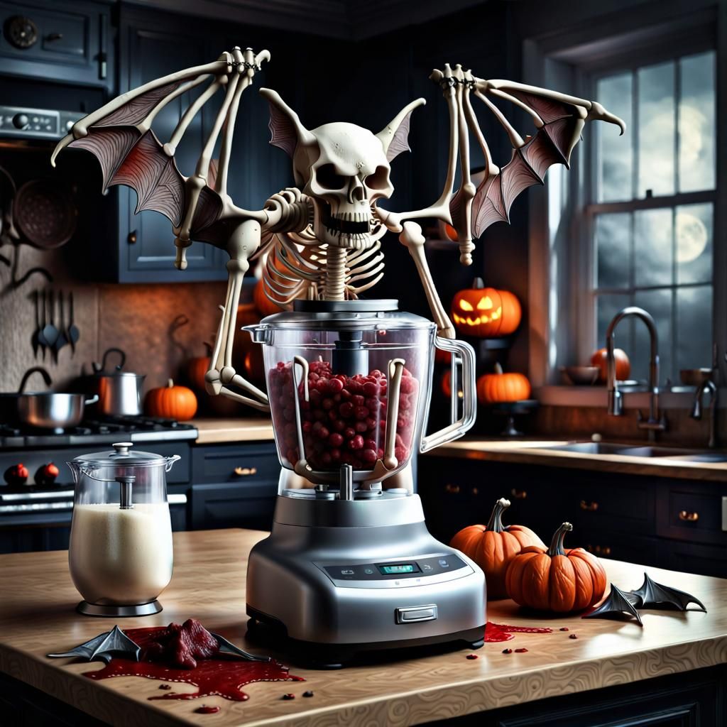 Advertising Poster: Bring the Halloween spirit into your kitchen with these details and stickers!