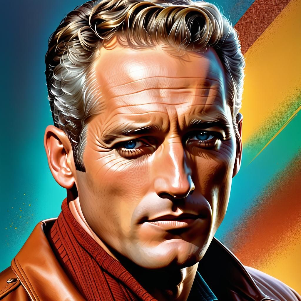 Portrait of Paul Newman