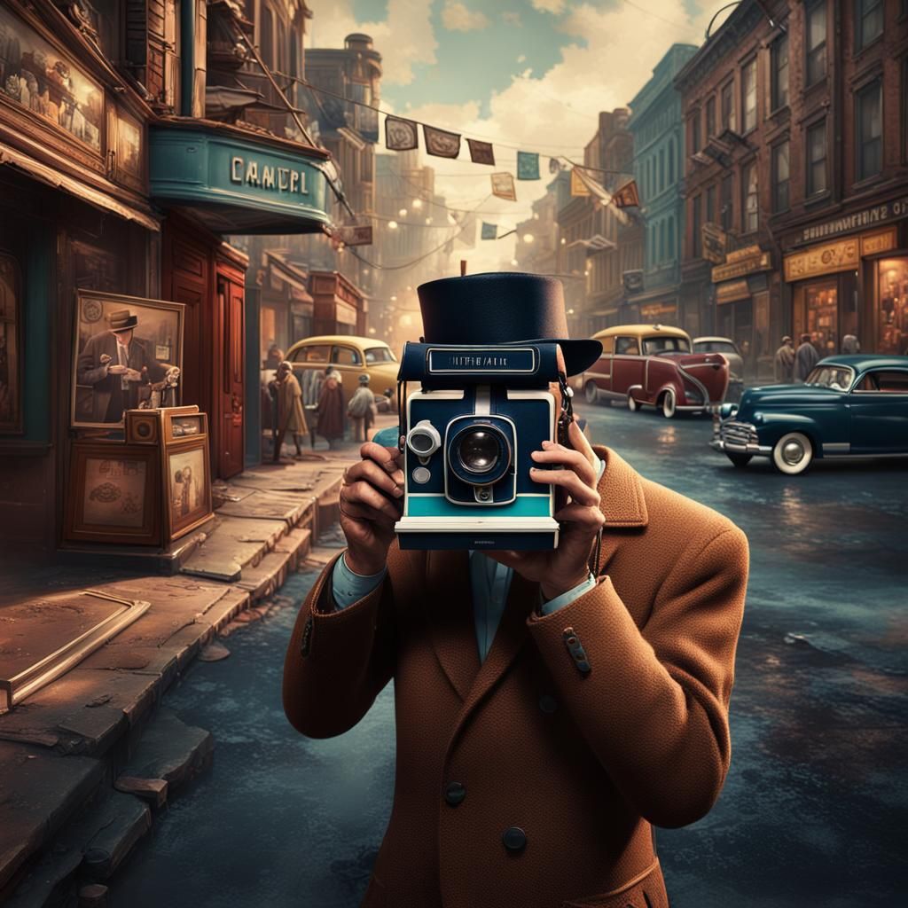 Vintage Photographer Captures Instant Moment in 1950s Fantas...