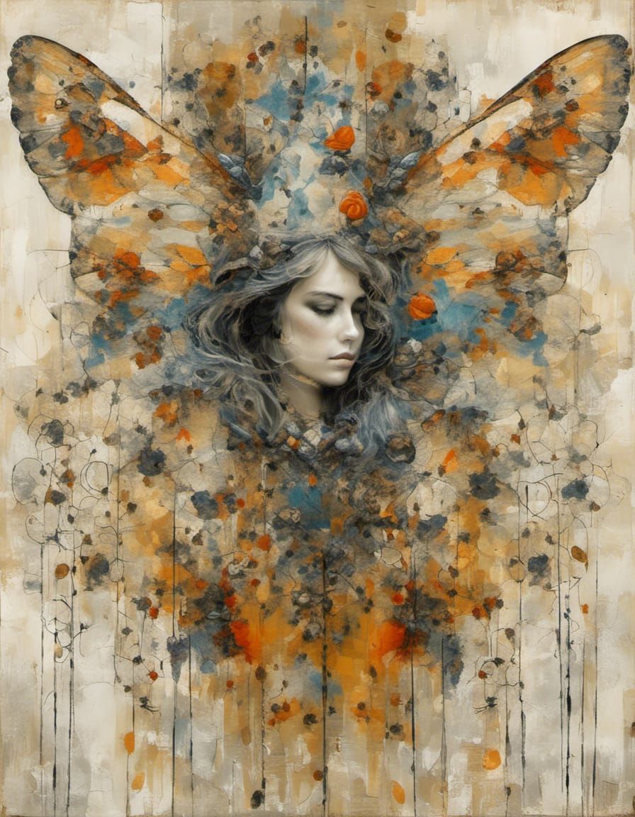 Surreal Moonlit Scene in Vibrant Complementary Colors