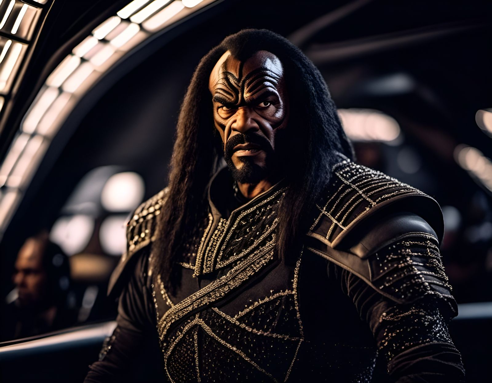 Klingon Warrior in Imperial Armor