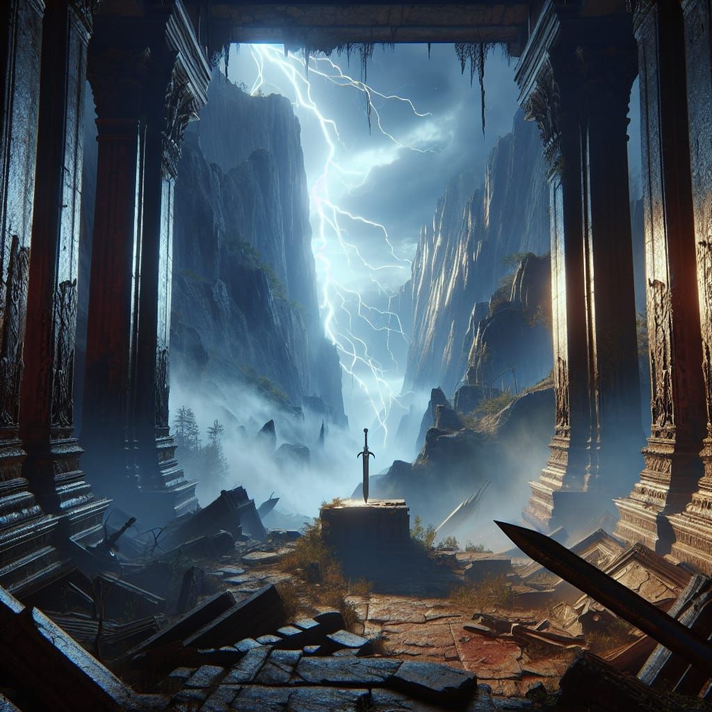 Temple Storm: A Turbulent Ancient Shrine